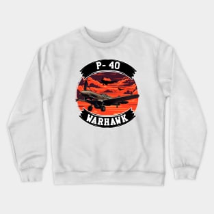 P-40 WARHAWK FORMATION Crewneck Sweatshirt